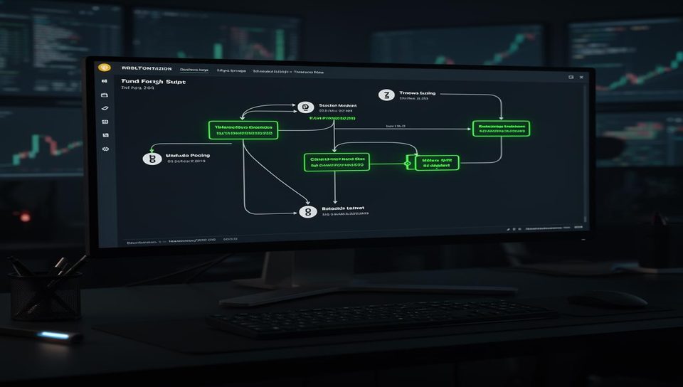 Clear traced crypto path on screen representing resolution and clarity