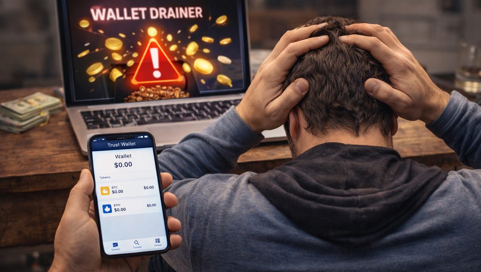 Malicious dApp approval screen for wallet drainer