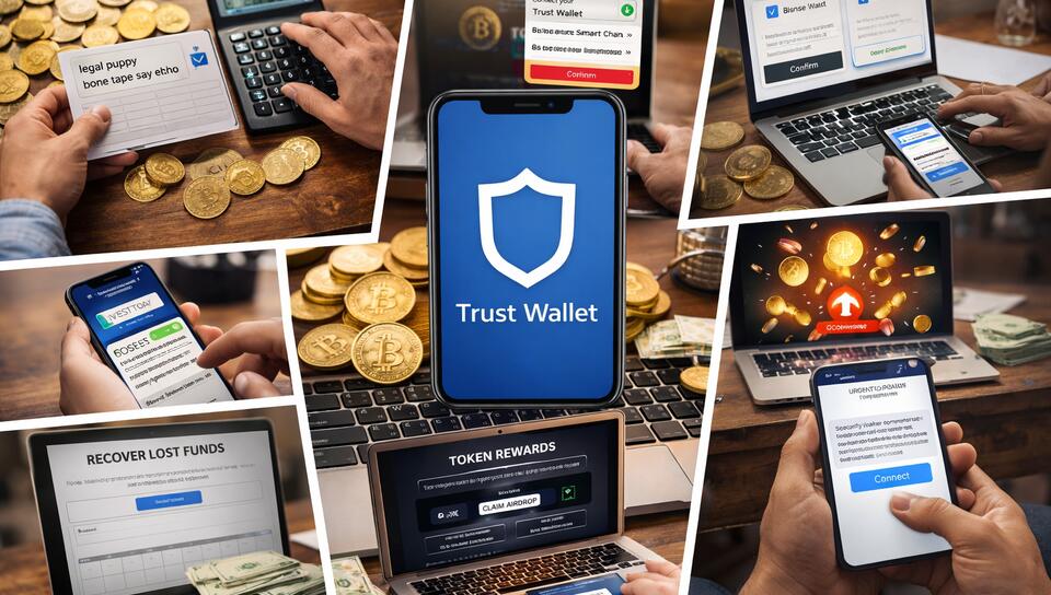 Crypto scam tactics targeting wallet users
