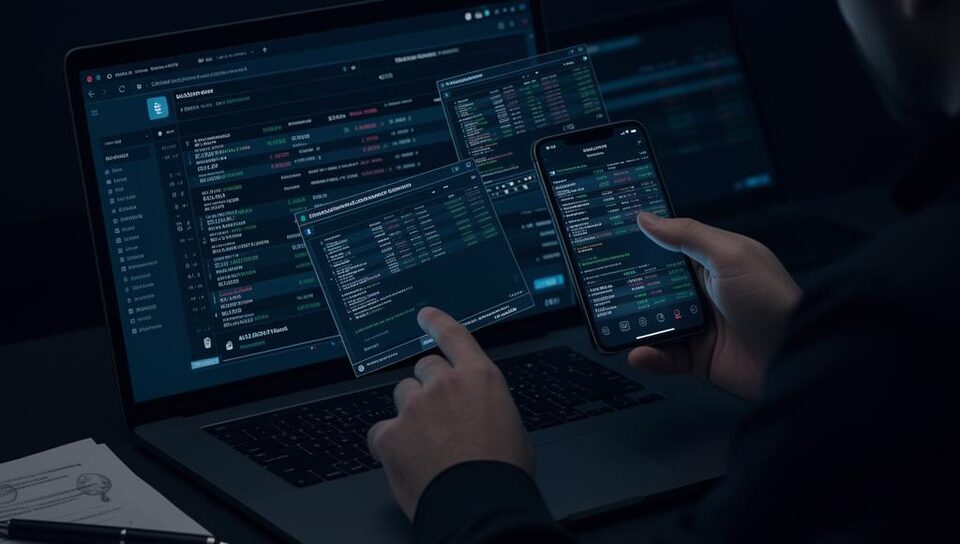 Post-scam evidence collection on laptop and phone