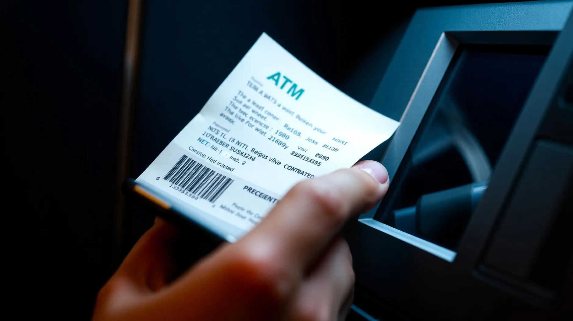 Preserving receipt and transaction evidence after a crypto ATM scam