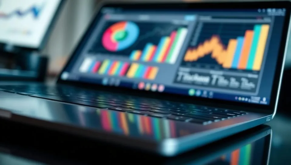 Polished but suspicious crypto investment dashboard being reviewed