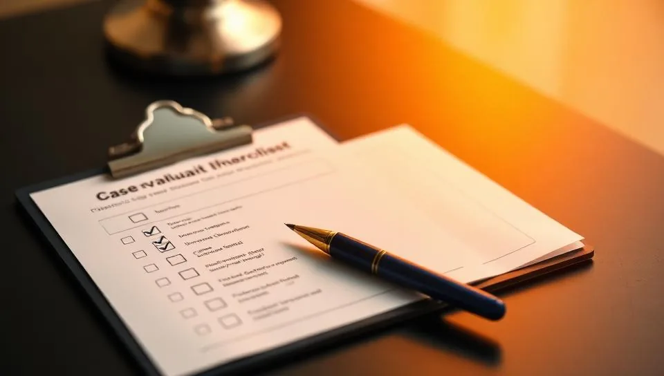 Structured case evaluation completed before recovery fees are discussed